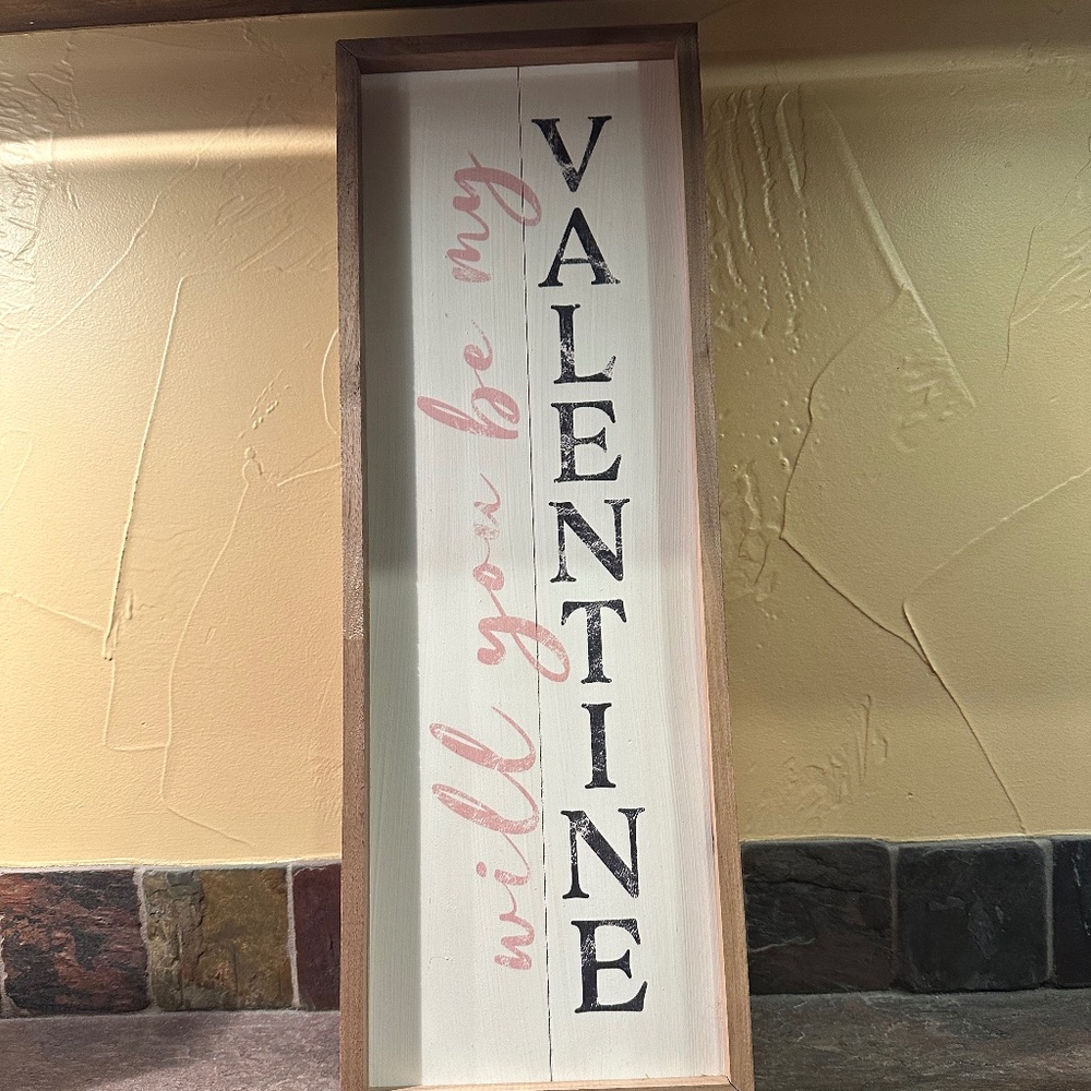 Whitewash Valentine's Day Wall Home Decor Series Wooden Sign Décor By Kendrick H